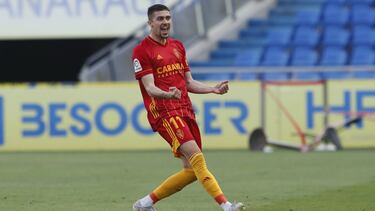 Zanimacchia celebra su gol de penalti.
