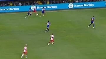 Palacios deleita a los hinchas de Boca con una jugada que en Colo Colo muy pocas veces se vio