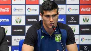 Ezequiel Muñoz habló en rueda de prensa sobre el derbi Leganés-Getafe.