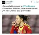 Vero Boquete firma un contrato de imagen con Adidas