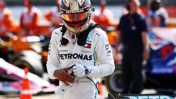 Hamilton duda de la acción de Kimi: "Son tácticas interesantes"