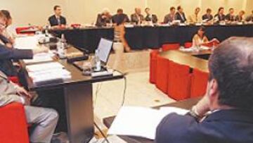 <b>CRITICAS. </b>Los clubes de la ACB se mostraron disconformes por el estado de las negociaciones con TVE.