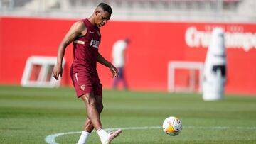 Fernando, de vuelta a los entrenamientos. 