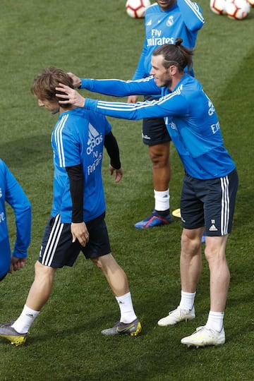 El Real Madrid entrena antes del partido en Leganés