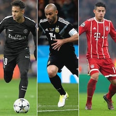 Los cinco jugadores a los que
el Clásico echará en falta
