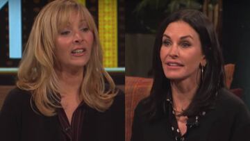 Courtney Cox y Lisa Kudrow se re&uacute;nen en un programa para demostrar lo que saben de Friends.