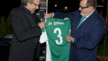 Serrat, con Rodríguez de la Borbolla.