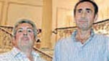 Toni Comas y Coconi, ayer.