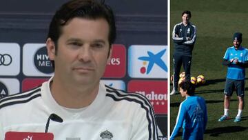 El "bueno" de Solari a la pregunta de si le molestó lo de Isco