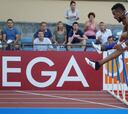 Ortega, imparable en vallas el día que Noah Lyles voló en 200