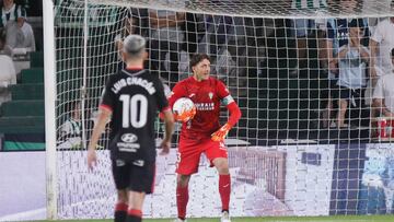 Marín, en el partido contra la Cultural
