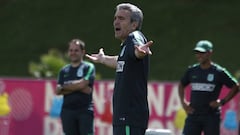 El Nacional de 'Juanma' Lillo entrena sin Mateus e Ibargüen