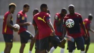 Entrenamiento de Camerún.