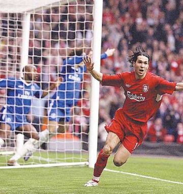 García's controversial goal against Chelsea booked Liverpool's place in the 2005 Champions League final, where they saw off AC Milan on penalties after producing a stunning comeback from 3-0 down.