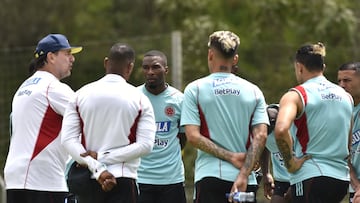 Entrenamiento de la Selección Colombia en Guarne.