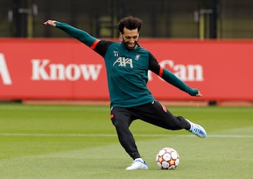 Imágenes del entrenamiento de Liverpool a tres días de jugar ante Real Madrid en la final de la Champions. Los Reds buscan su séptimo título en la Copa de Europa.