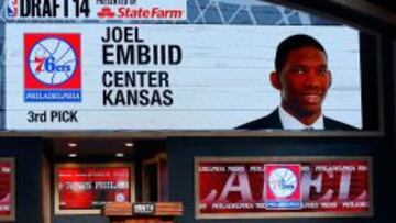 Joel Embiid, nuevo jugador de los Sixers.