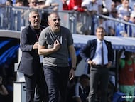 Romero, durante el Zaragoza-Ceuta.