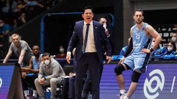 Xavi Pascul y Mateusz Ponitka, en el Zenit San Petersburgo.