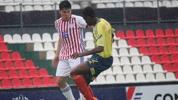 Selecci&oacute;n Colombia Sub 15 ante Paraguay