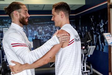 Sergio Ramos y Ander Herrera.