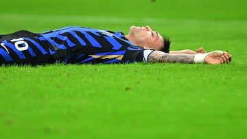 Soccer Football - Serie A - Inter Milan v Fiorentina - San Siro, Milan, Italy - February 10, 2025 Inter Milan's Lautaro Martinez REUTERS/Daniele Mascolo