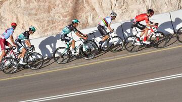 Subida a Jebel Jais, en el UAE Tour.