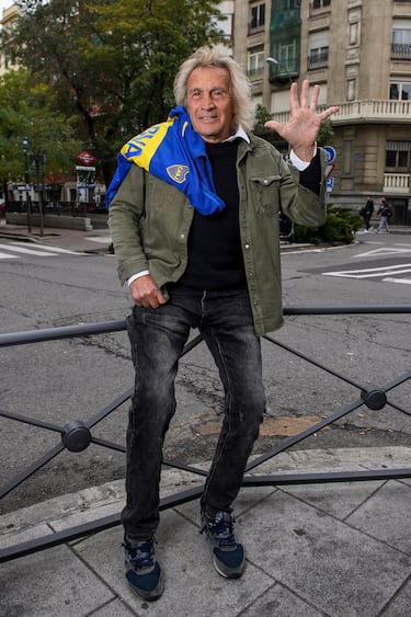 Hugo Gatti posa para AS con la camiseta de Boca Juniors el 8 de noviembre de 2018. 
 
