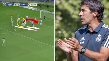 La pizarra de Raúl ya manda en el Castilla: vean el gol de jugada de estrategia al Tenerife