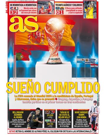 Las portadas de AS de octubre