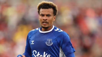 BALTIMORE, MD - JULY 16: Dele Alli of Everton during the pre season friendly between Arsenal and Everton at M&T Bank Stadium on July 16, 2022 in Baltimore, Maryland. (Photo by James Williamson - AMA/Getty Images)