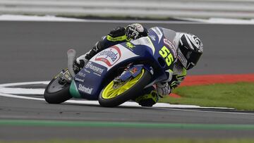 Romano Fenati en Silverstone.