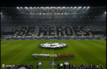 Cuadrado agradeció el tifo de la hinchada de la Juve en el partido frente al Bayern por Champions 