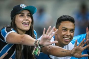 El duelo entre Iquique y Gremio, en imágenes