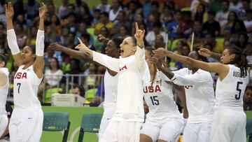 Equipo de EEUU de baloncesto femenino.