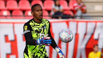 Futbol, Union La Calera vs O’Higgins
Fecha 7, Liga de Primera 2026.
El jugador de O’Higgins, Omar Carabali, durante el partido de primera division contra Union La Calera disputado en el estadio Nicolas Chahuan de La Calera, Chile.
16/03/2026
Sebastian Cisternas/Photosport
Football, Union La Calera vs O’Higgins
7th turn, 2026 First Division League.
O’Higgins player Omar Carabali during a first division match against Union La Calera at Estadio Nicolas Chahuan in La Calera, Chile.
16/03/2026
Sebastian Cisternas/Photosport