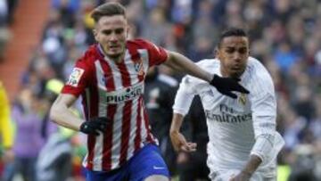 Saúl, en el Bernabéu.