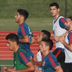 La Selección se somete a un estudio de composición corporal