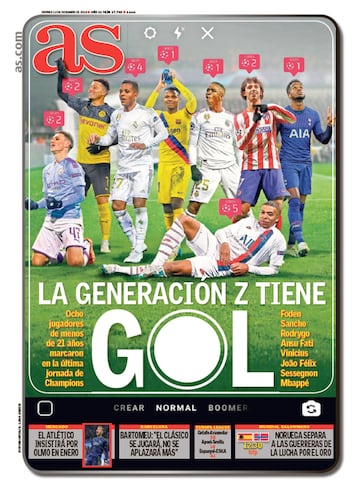 Las portadas de AS de diciembre