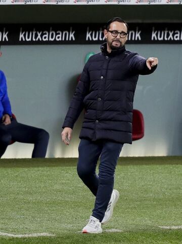 Bordalás, durante un partido del Getafe.