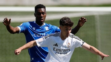 Un error de Manuel Ángel condena al Castilla ante el Ceuta