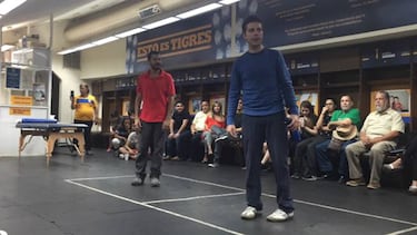 En todos los rincones del Volcán hubo teatro, futbol & política