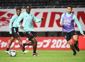 Así fue el entrenamiento de la Selección Colombia antes de medirse a Japón.