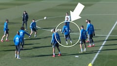 La pasividad de Vinicius en el entrenamiento