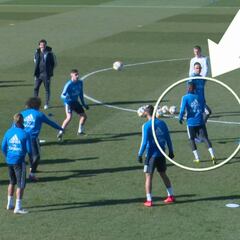 La práctica menos intensa de Vinicius: ¡solo se dedicó a mirar!