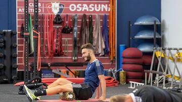 Roberto Torres, en el gimnasio