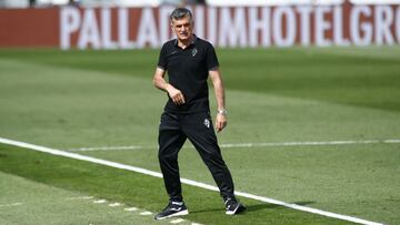 José Luis Mendilibar, en Valdebebas.