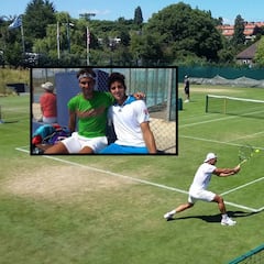 Nadal se entrenó con la perla chilena de su Academia: Garín