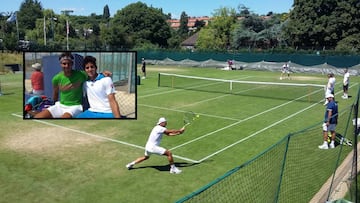 Garín entrenó con Nadal y ya conoce su rival en Wimbledon