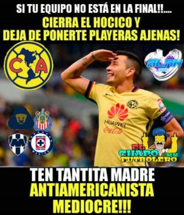 Águilas y Felinos igualaron 1-1 en la Final de Ida del Apertura 2016 de la Liga MX, tras el resultado las redes sociales no perdonaron los tradicionales Memes.